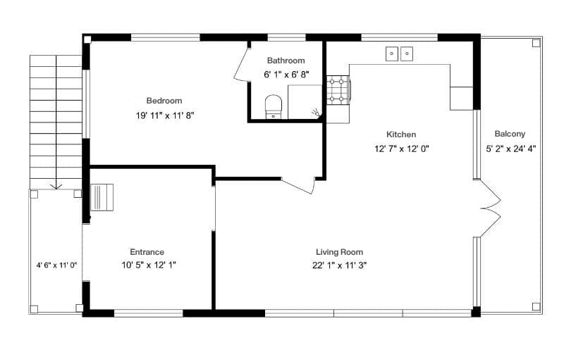2D Basic Floor Plans by Noyes-Media